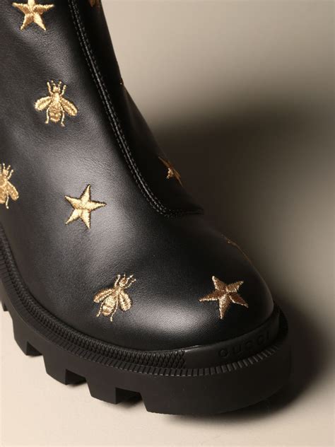 star gucci|Gucci star and bee boots.